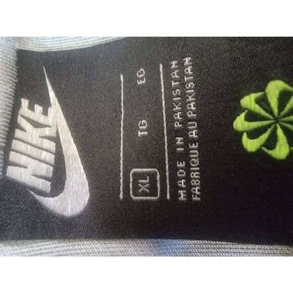 Nike Men's Gray Elastic Waist Drawstring Jogger Sweatpants Pants Size XL - Picture 2 of 3